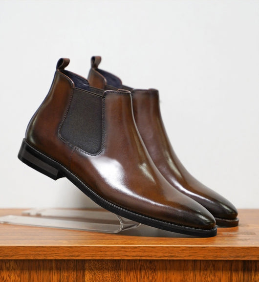 Botas Martin de Cuero Genuino Estilo Británico Forradas en Terciopelo - Image 10