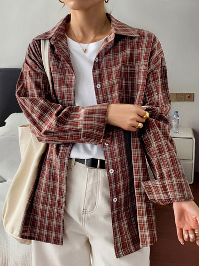 Camisa Abrigo Casual de Manga Larga para Mujer - Estilo Vacacional - Image 11