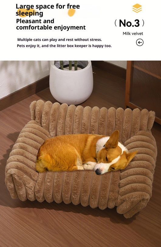 Sofá Cama para Gatos y Conejos - Refugio Acolchado Premium - Image 16