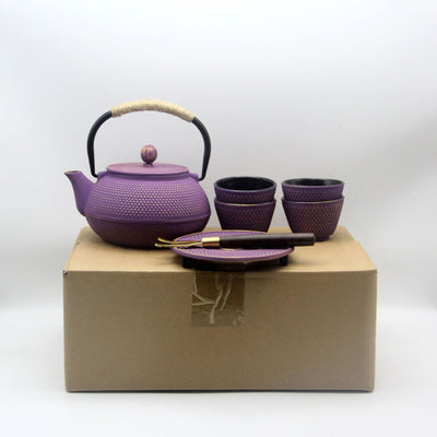 Tetera de Hierro Fundido 800ml con Esmalte Antioxidante y Tazas - Image 4