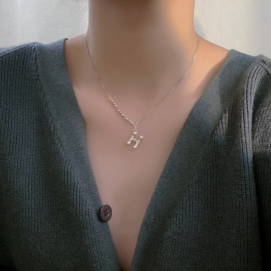Collar de Plata 925 con Letra H - Diseño Minimalista - Image 4