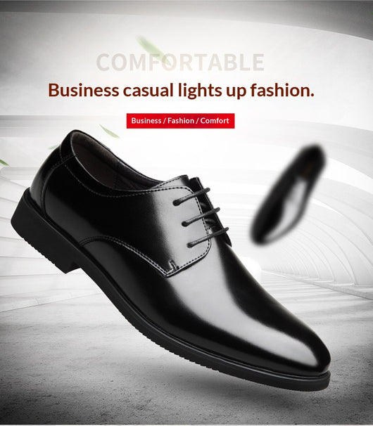 Zapatos Formales de Cuero Genuino para Hombre Talla Extra Grande - Image 5