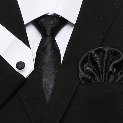 Traje Tres Piezas para Hombre Serie Flor de Anacardo con Corbata - Image 8