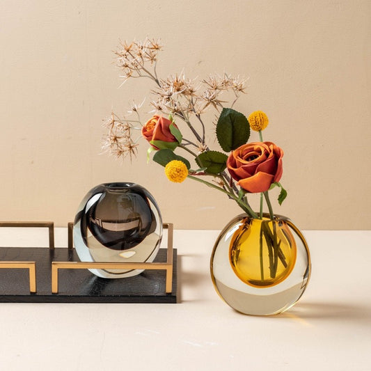 Florero de Vidrio Moderno Minimalista para Decoración del Hogar