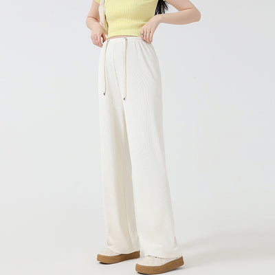 Pantalones Premamá Cómodos de Pierna Ancha sin Cintura Ajustable - Image 9