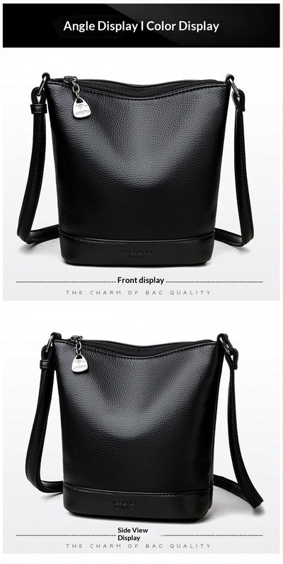 Bolso Crossbody de Cuero Premium para Mamá - Espacioso y Elegante - Image 25