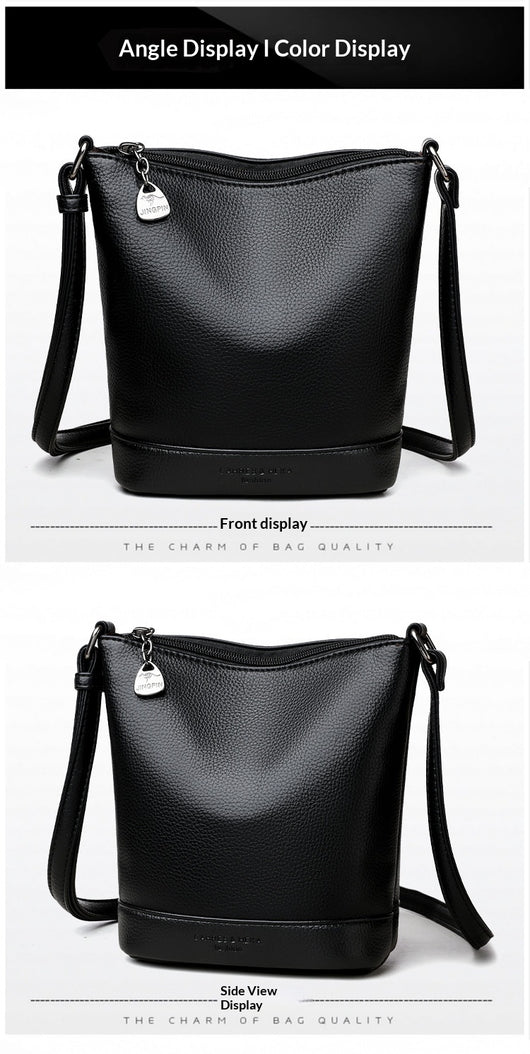 Bolso Crossbody de Cuero Premium para Mamá - Espacioso y Elegante - Image 25