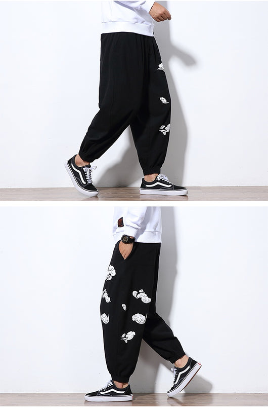 Pantalones Sueltos Casuales Xiangyun - Comodidad Asiática para Hombre - Image 10