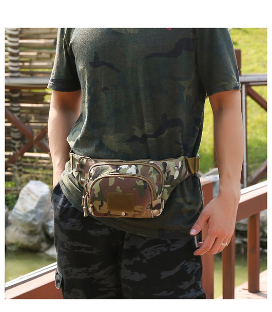 Riñonera Táctica Militar Camouflage - Mochila de Nylon para Deportes Outdoor - Image 32