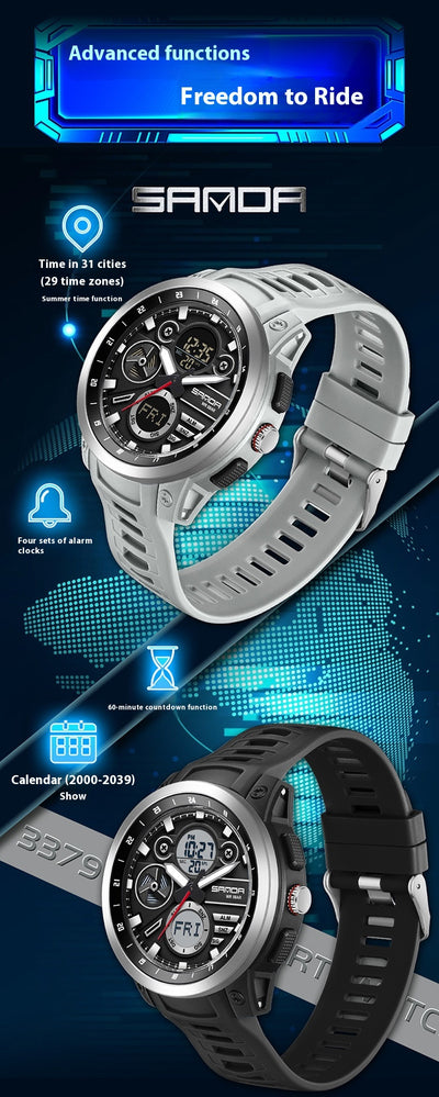 Reloj Deportivo Multifuncional Resistente al Agua con Alarma y Recordatorios - Image 33