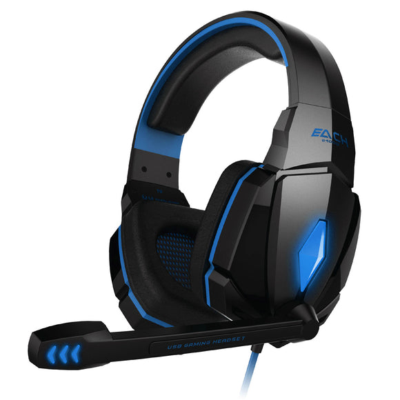 Auriculares Gaming con Micrófono Anti-ruido y Banda de Sujeción