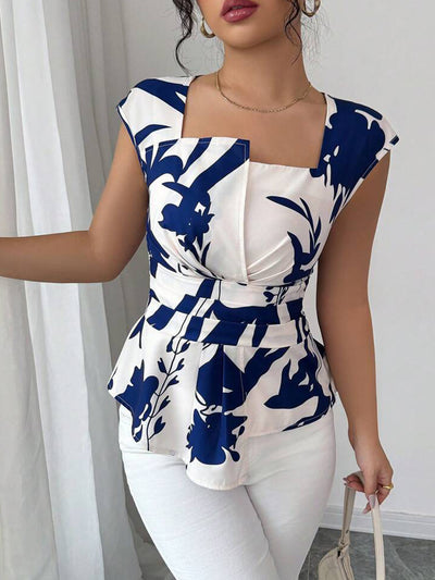 Blusa Fresca sin Mangas con Cuello Cuadrado para Mujer - Image 10