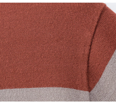 Suéter Cuello Redondo a Rayas para Hombre - Image 9