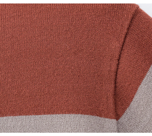 Suéter Cuello Redondo a Rayas para Hombre - Image 9