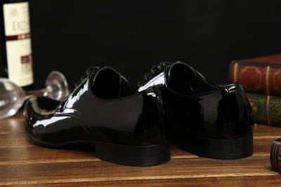 Zapatos de Cuero Oxford para Hombre con Punta Afilada - Image 13