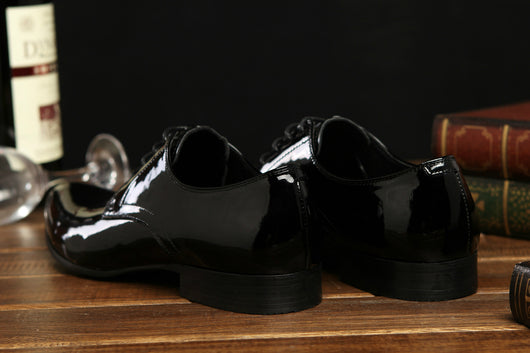 Zapatos de Cuero Oxford para Hombre con Punta Afilada - Image 13