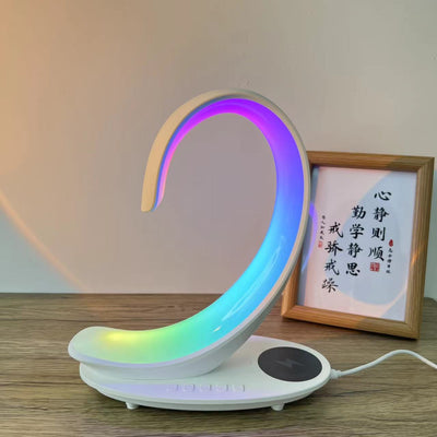 Cargador Inalámbrico de Escritorio 3 en 1 con Parlante Bluetooth y Luz LED Cisne - Image 17
