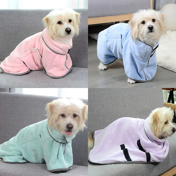 Toalla de Baño Absorbente para Perros y Gatos - Secado Rápido Microfibra