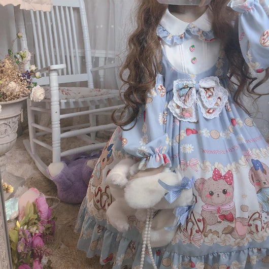 Falda Lolita Princesa Soft Girl - Vestido Elegante y Romántico - Image 9