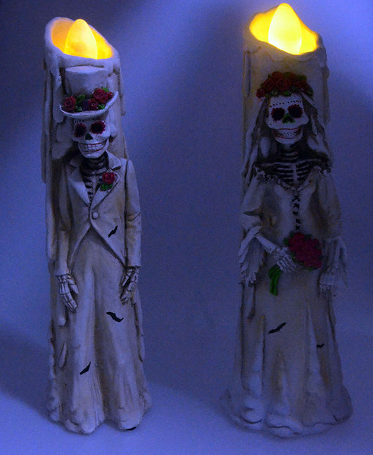 Decoración Halloween con Luces LED - Collar Calavera, Velas y Luces Decorativas - Image 11