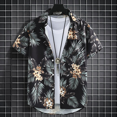 Conjunto Hawaiano para Hombre: Pantalones Sueltos + Camisa Estampada Secado Rápido - Image 3
