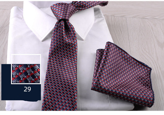 Combo Corbata y Pañuelo de Bolsillo para Hombre Profesional - Image 30