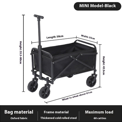 Carrito de Camping Plegable Tirado a Mano - Image 7