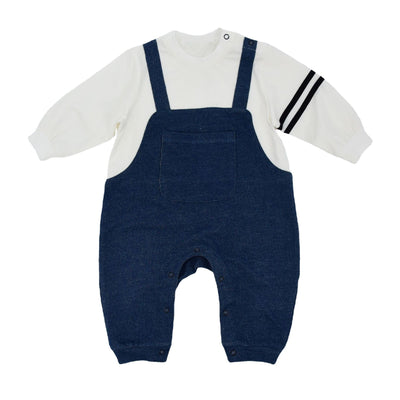 Jumpsuit Vaquero Estilo Oeste con Detalle de Dos Piezas - Image 5