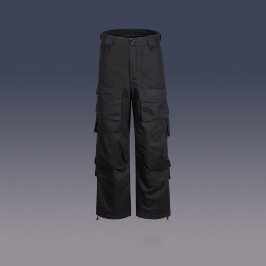 Pantalones Cargo Tipo Cannonball con Bolsillos Amplios para Hombre - Image 3