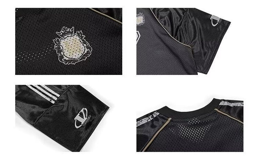 Polo Deportivo Mesh Estilo Universitario para Verano - Image 24