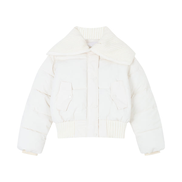 Abrigo Térmico Acolchado para Mujer con Cuello Solapa - Invierno - Image 5
