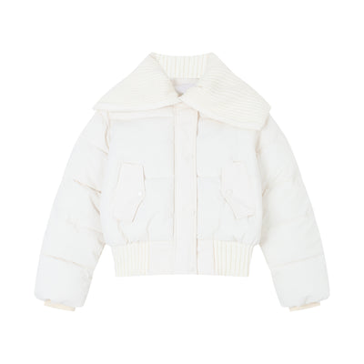 Abrigo Térmico Acolchado para Mujer con Cuello Solapa - Invierno - Image 5