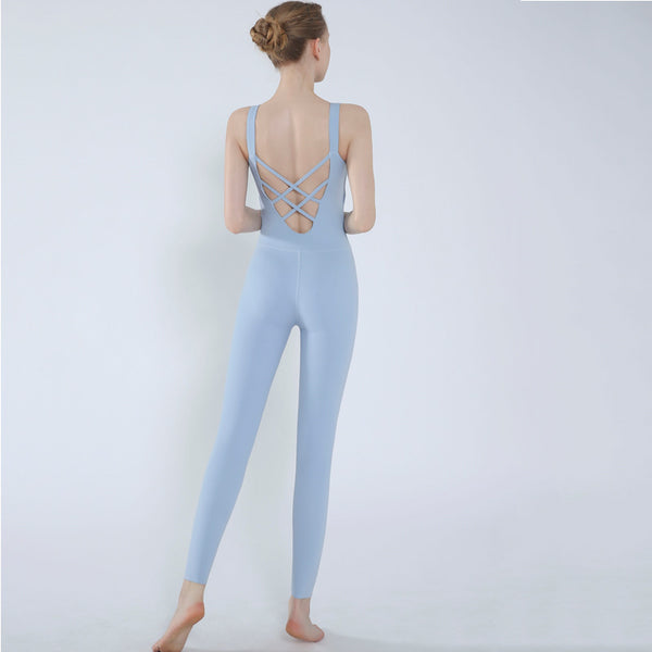 Jumpsuit Deportivo Mujer de Alta Elasticidad, Secado Rápido y Transpirable