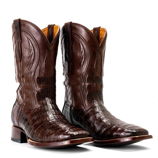 Botas Puntiagudas para Hombre con Costura Ribeteada y Bordado Escocés - Image 8
