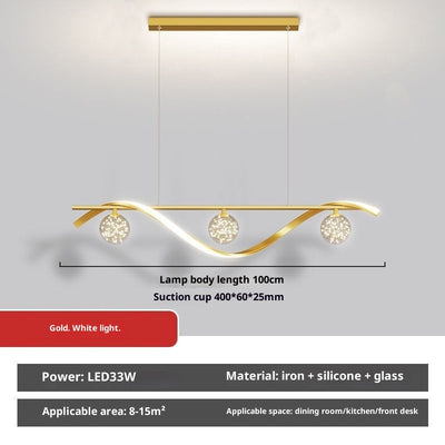 Lámpara Colgante Moderna Minimalista con Diseño Estrellado - Image 5
