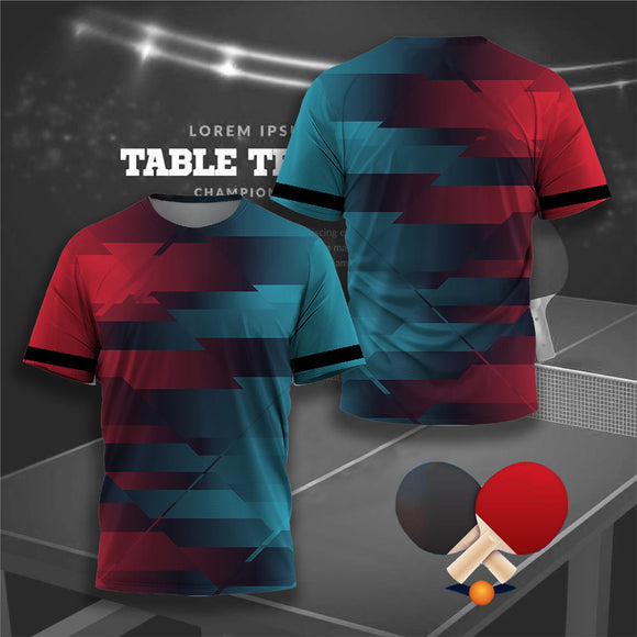 Playera Deportiva de Secado Rápido para Tenis de Mesa