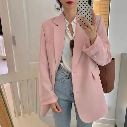 Blazer Holgado Coreano con Hombreras de Moda - Image 12
