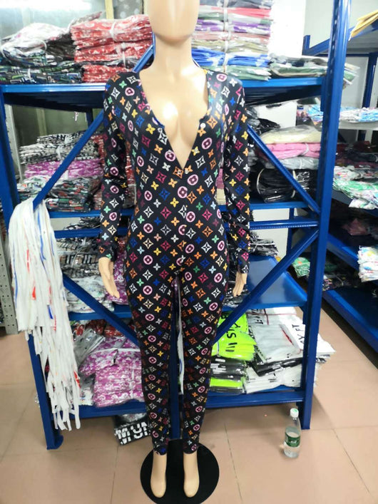 Pijama Largo Ajustado Estampado para Mujer - Image 7