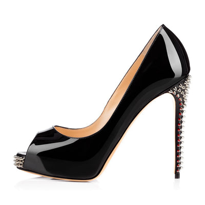 Tacones Plataforma con Remaches Elegantes para Mujer - Image 19