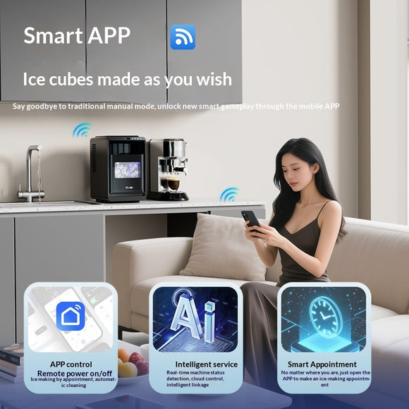 Máquina Automática de Hielo para el Hogar