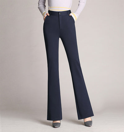 Pantalones de Trabajo Rectos Cintura Alta para Mujer - Image 9