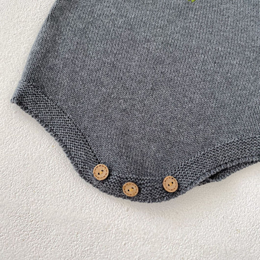 Peto Infantil con Bordado de Hongos + Gorro Juego para Bebés - Image 10