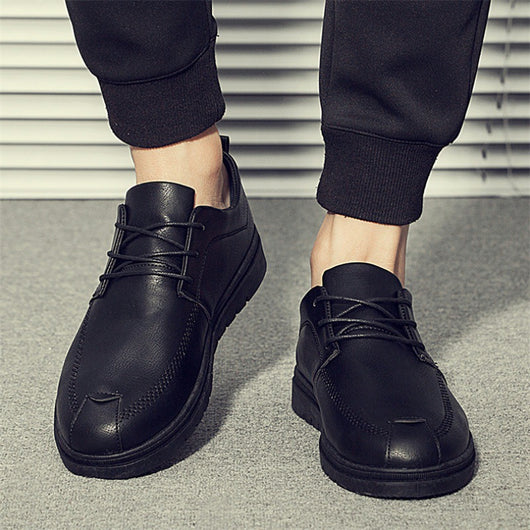 Zapatos Casuales de Cuero Negro para Hombre - Image 8