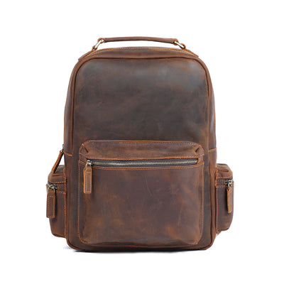 Mochila Escolar Artesanal de Gran Capacidad con Compartimento para Laptop - Image 10