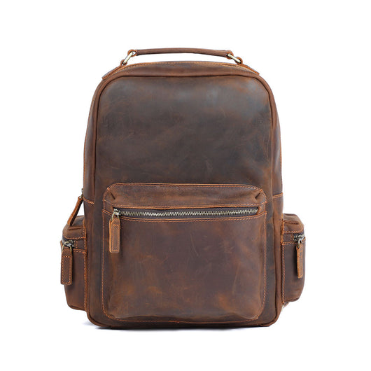 Mochila Escolar Artesanal de Gran Capacidad con Compartimento para Laptop - Image 10