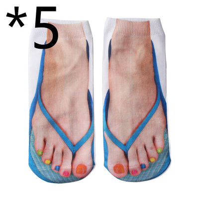 Calcetines Personalizados de Algodón con Estampado 3D Calavera de Cerdo para Hombre y Mujer - Image 14
