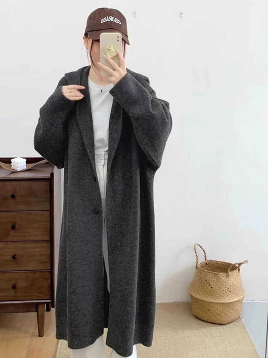 Cardigan Tejido Largo Tipo Abrigo para Mujer - Image 12