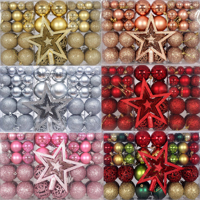 Conjunto Completo de Decoraciones Navideñas para el Hogar
