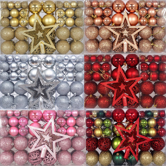 Conjunto Completo de Decoraciones Navideñas para el Hogar