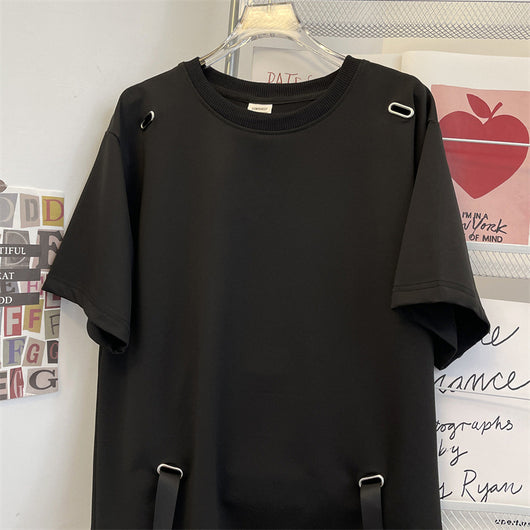 Camiseta Básica Hombre Cuello Redondo con Corbata Integrada - Image 13